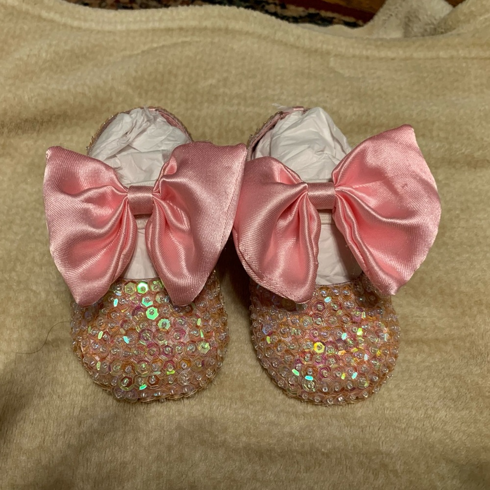 Beaded toddler shoes
